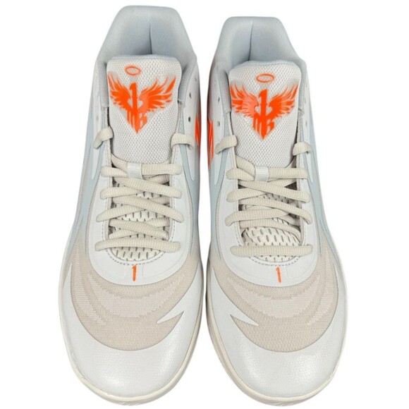 PUMA Size 12 MB.02 LaMelo Ball Basketball Sneakers Shoes Grey & Orange 378288 02 main image 5